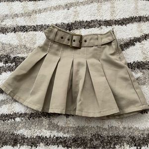 Girls French Toast Khaki Skirt